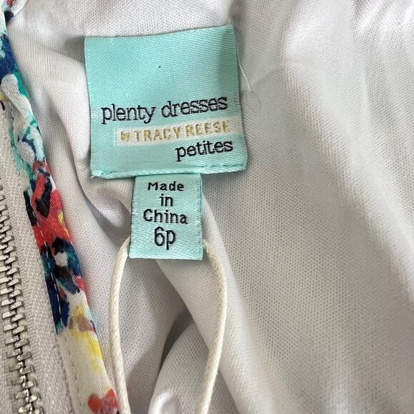 Anthropologie Plenty by Tracy Reese Dress 6P Morgan Multi Speckle Pleated Hi Low - Picture 5 of 8